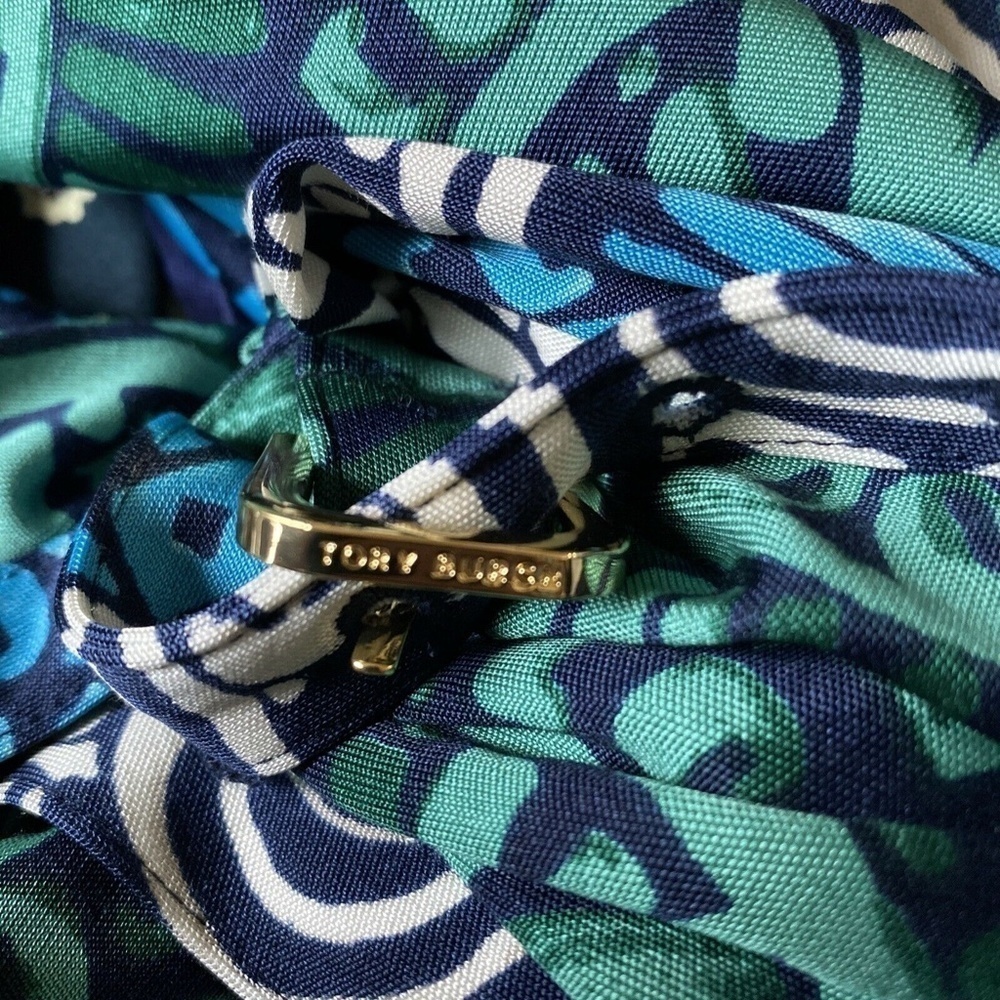 Tory burch belted aztec print silk dress S - Picture 8 of 8